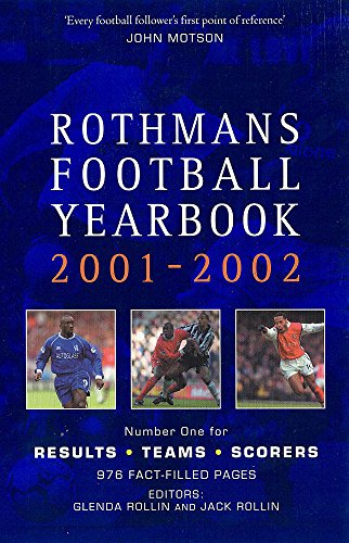 Stock image for Rothman's Football Year Book 2001-2002 for sale by AwesomeBooks