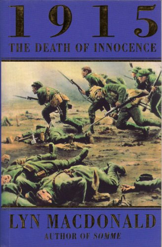 Beispielbild fr 1915 : The Death of Innocence zum Verkauf von Better World Books