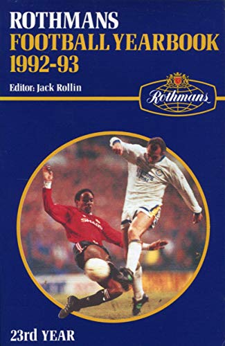 9780747279051: Rothman's Football Year Book 1992-93