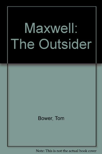 9780747403715: Maxwell: The Outsider
