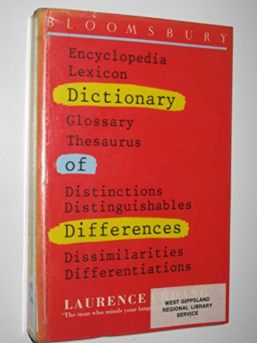 9780747504320: Dictionary of Differences
