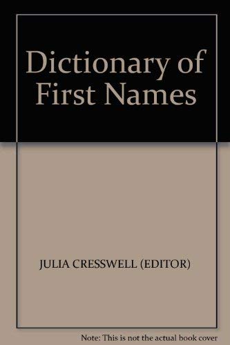 Stock image for Bloomsbury Dictionary of First Names for sale by A Good Read