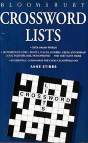 Crossword Lists (9780747517450) by Anne Stibbs