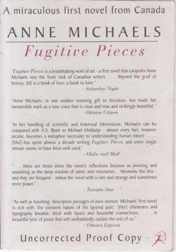 9780747529392: Fugitive Pieces