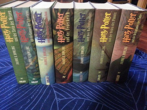 HARRY POTTER. 4 VOLUMES SET Harry Potter and the Sorcerer's Stone, Harry Potter and the Chamber of Secrets, Harry Potter and the Prisoner of Azkaban, and Harry Potter and the Goblet of Fire.