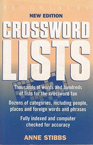 9780747550709: Crossword Lists