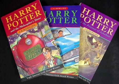 Harry Potter Box Set 1-3 HC the Philosopher's Stone Chamber of Secrets  Prisoner