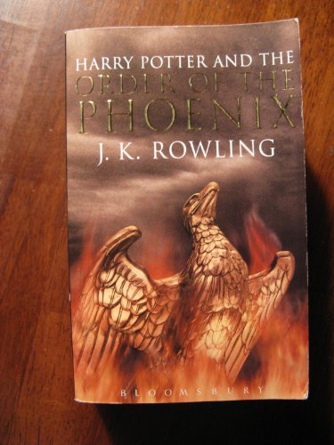 Imagen de archivo de Harry Potter 5 and the Order of the Phoenix. Adult Edition a la venta por Jenson Books Inc