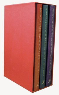 Stock image for Schott's miscellany 3 volume box set, sporting, gaming and idlin Miscellanyg, Food and drink miscellany and original miscellany for sale by Border Books