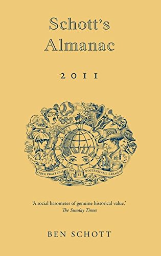 Beispielbild fr SCHOTTS ALMANAC 2011 zum Verkauf von WorldofBooks