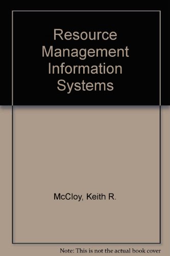 Imagen de archivo de Resource Management Information Systems a la venta por Better World Books: West