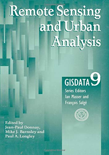 Stock image for Remote Sensing and Urban Analysis: GISDATA 9 for sale by Zubal-Books, Since 1961