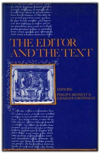 The Editor and the Text