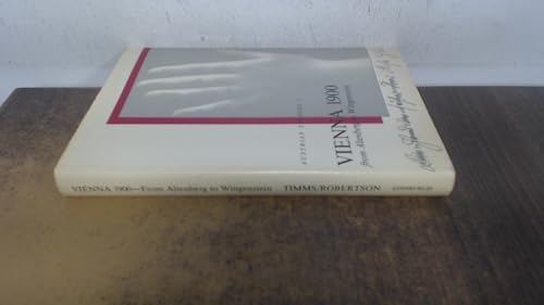 Beispielbild fr Vienna 1900 from Altenberg to Wittgenstein: Austrian Studies, 1 zum Verkauf von Prior Books Ltd