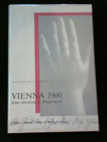 Stock image for Vienna 1900 from Altenberg to Wittgenstein: Austrian Studies, 1 for sale by A Squared Books (Don Dewhirst)