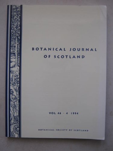 Stock image for Botanical Journal of Scotland Volume 46, No.4 Plants And Peoiple Economic Botany In Northern Europe A D 800-1800 for sale by Terrace Horticultural Books