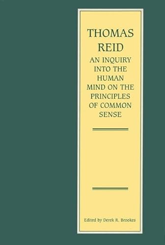 9780748607228: An Inquiry into the Human Mind on the Principles of Common Sense: On the Principles of Common Sense