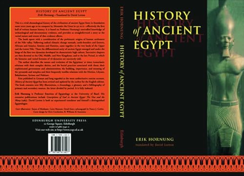 Beispielbild fr History of Ancient Egypt : Translated by David Lorton zum Verkauf von Better World Books