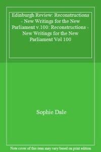 9780748613465: Reconstructions - New Writings for the New Parliament (v.100)