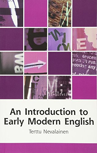 Stock image for An Introduction to Early Modern English (Edinburgh Textbooks on the English Language) for sale by MusicMagpie