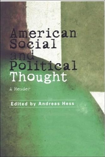 9780748615292: American Social and Political Thought: A Reader