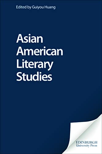 9780748620135: Asian American Literary Studies