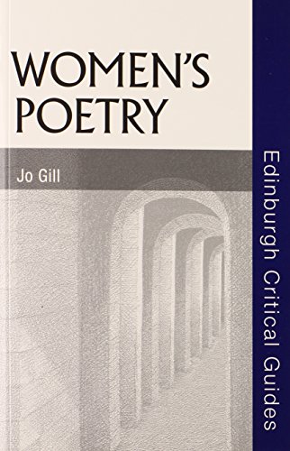 9780748623068: Women's Poetry (Edinburgh Critical Guides to Literature)