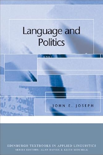 9780748624522: Language and Politics (Edinburgh Textbooks in Applied Linguistics)