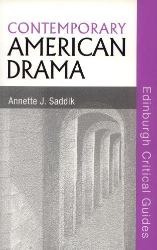 9780748624942: Contemporary American Drama (Edinburgh Critical Guides to Literature)