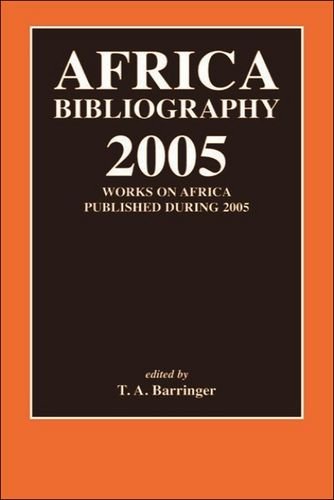 Imagen de archivo de Africa Bibliography 2005. Works Published on Africa in 2005 a la venta por Zubal-Books, Since 1961