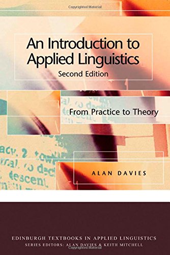 9780748633548: An Introduction to Applied Linguistics: From Practice to Theory (Edinburgh Textbooks in Applied Linguistics)
