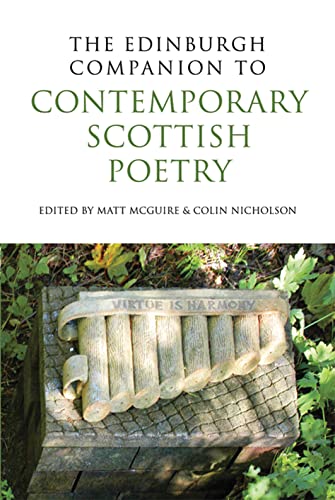 Stock image for The Edinburgh Companion to Contemporary Scottish Poetry (Edinburgh Companions to Scottish Literature) for sale by Midtown Scholar Bookstore