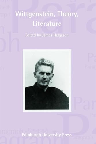 Imagen de archivo de Wittgenstein, Theory, Literature a la venta por Blackwell's