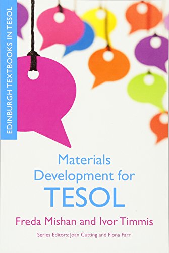 Stock image for Materials Development for TESOL (Edinburgh Textbooks in TESOL) for sale by Bahamut Media