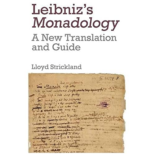 Stock image for Leibniz's Monadology : A New Translation and Guide for sale by Better World Books