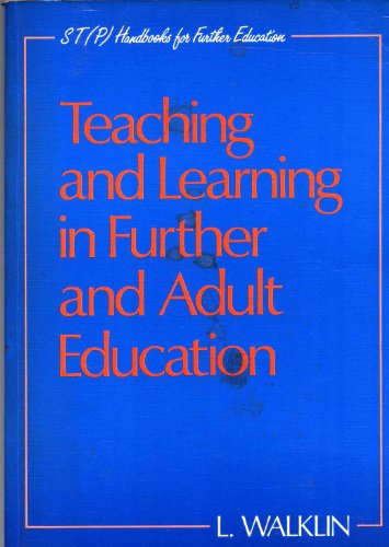Stock image for Teaching and Learning in Further and Adult Education (ST) for sale by Bahamut Media