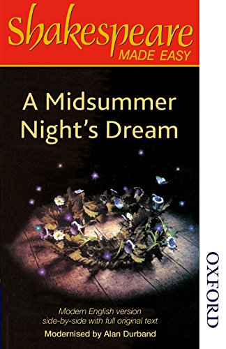 Stock image for A Midsummer Night's Dream: Original Text & Modern Verse (Shakespeare Made Easy Series) for sale by Ergodebooks