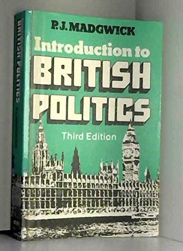 Beispielbild fr Introduction to British politics. zum Verkauf von Loc Simon