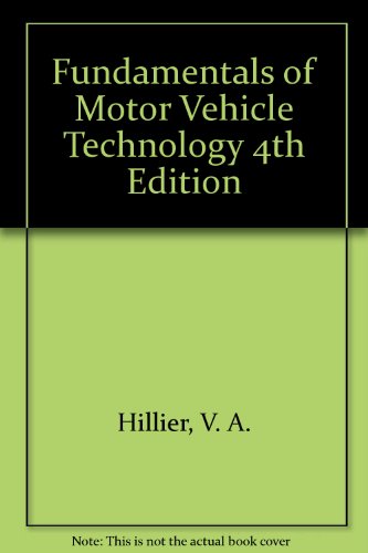 9780748705160: Fundamentals of Motor Vehicle Technology 4th Edition