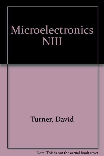 Microelectronics NIII (9780748711772) by David Turner