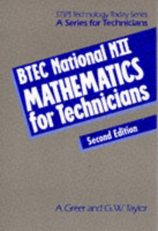 9780748717019: BTEC National NII Mathematics for Technicians