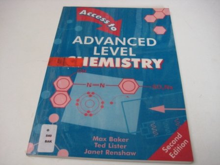 Beispielbild fr Access to Advanced Level Chemistry zum Verkauf von AwesomeBooks