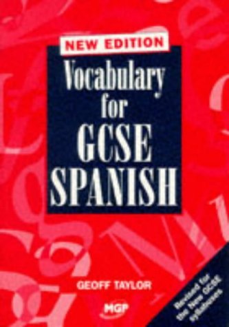 Stock image for Vocabulary for GCSE Spanish for sale by Better World Books Ltd