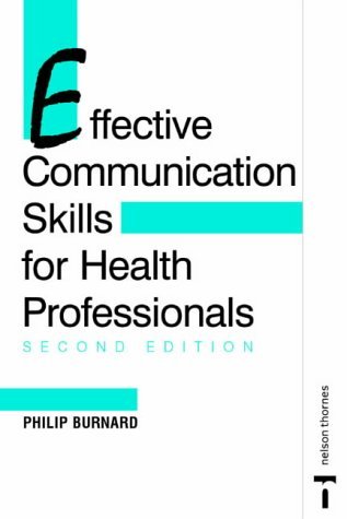 9780748733125: Effective Communication Skills for Health Professionals