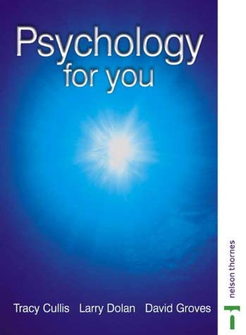 Beispielbild fr Psychology For You zum Verkauf von AwesomeBooks