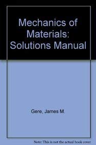 9780748740093: Mechanics of Materials: Solutions Manual