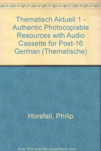 Stock image for Thematisch Aktuell (Thematische) (English and German Edition) for sale by Mispah books