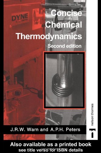 Beispielbild fr Concise Chemical Thermodynamics zum Verkauf von medimops