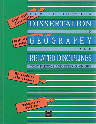 Stock image for How To Do Your Dissertation in Geography and Related Disciplines for sale by MusicMagpie