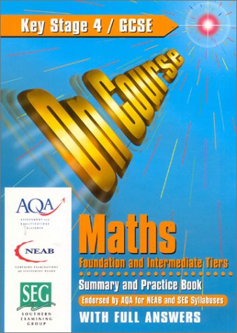 On Course for Gcse Maths Foundation and Intermediate Tiers With Answers (9780748745128) by Metcalf, Paul